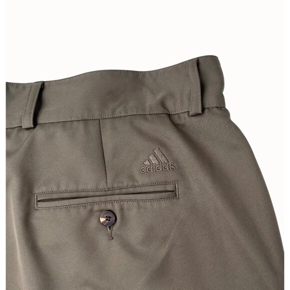 ADIDAS MEN'S CLIMALITE GOLF SHORTS KHAKI LIGHTWEIGHT & BREATHABLE - 40 - Picture 4 of 4